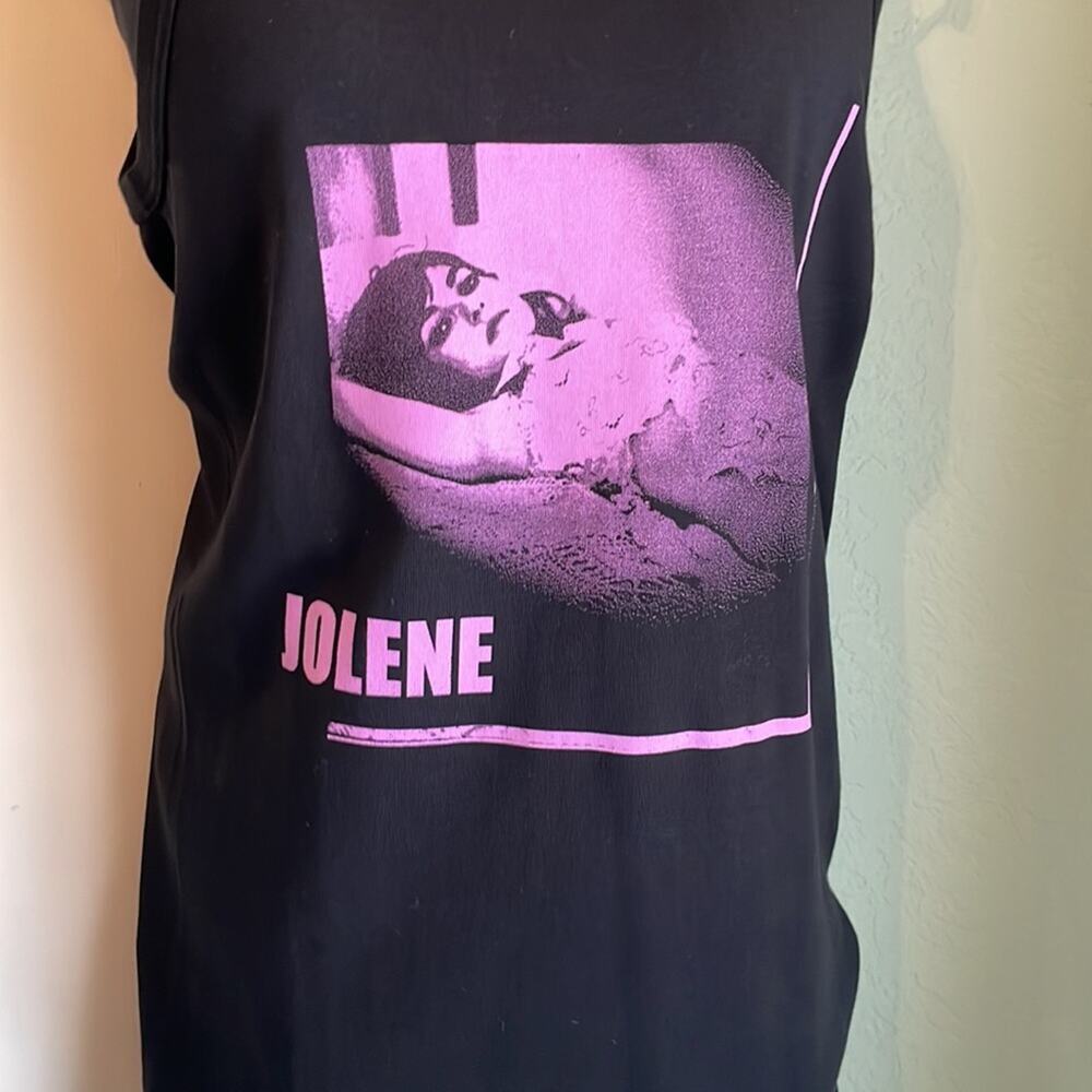 Jolene print Tank Top purple black - Picture 7 of 9